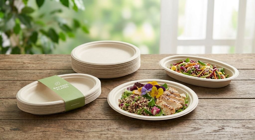 Bagasse Round and Oval Plates